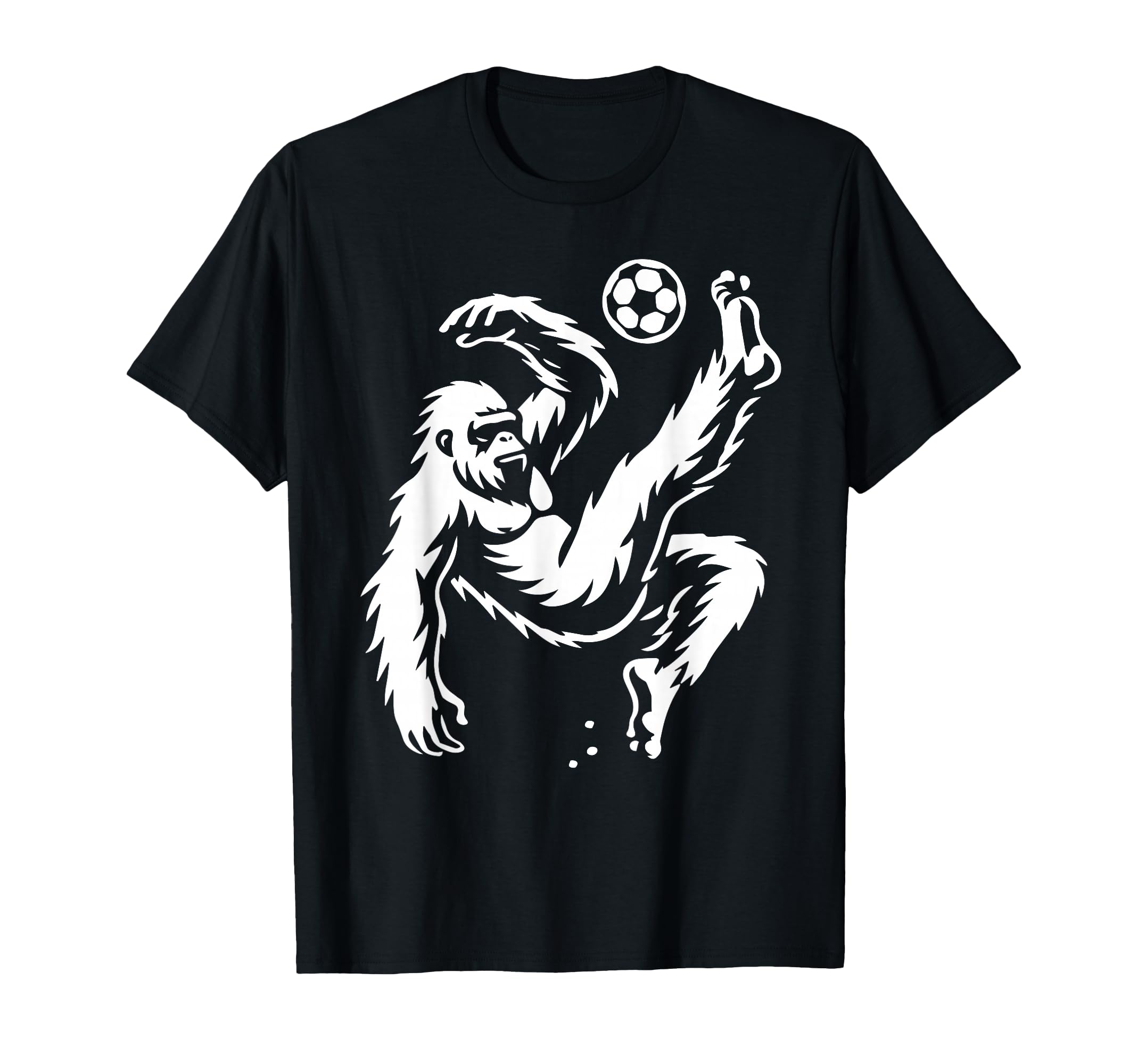 Funny Bigfoot Playing Soccer T-Shirt - Custom Art Print Men Women - T-Shirt, Sweatshirt, Hoodie