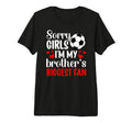 Brothers Biggest Fan Soccer Sister T-Shirt - Novelty Apparel Men Women - T-Shirt, Sweatshirt, Hoodie
