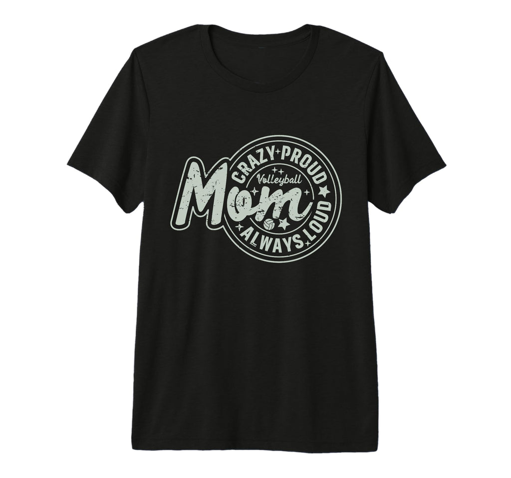 Volleyball Mom Coach Busy Raising T-Shirt - Custom Art Print Unisex - T-Shirt, Sweatshirt, Hoodie