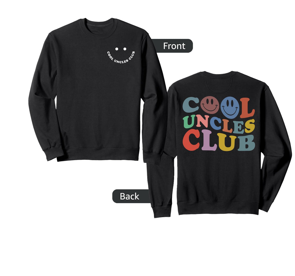 Uncles Club Uncle To Be Gift Sweatshirt - Novelty Apparel for Adults - T-Shirt, Sweatshirt, Hoodie