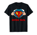 Superhero Super Papa Great Gift T-Shirt - Casual Everyday Wear for Adults - T-Shirt, Sweatshirt, Hoodie