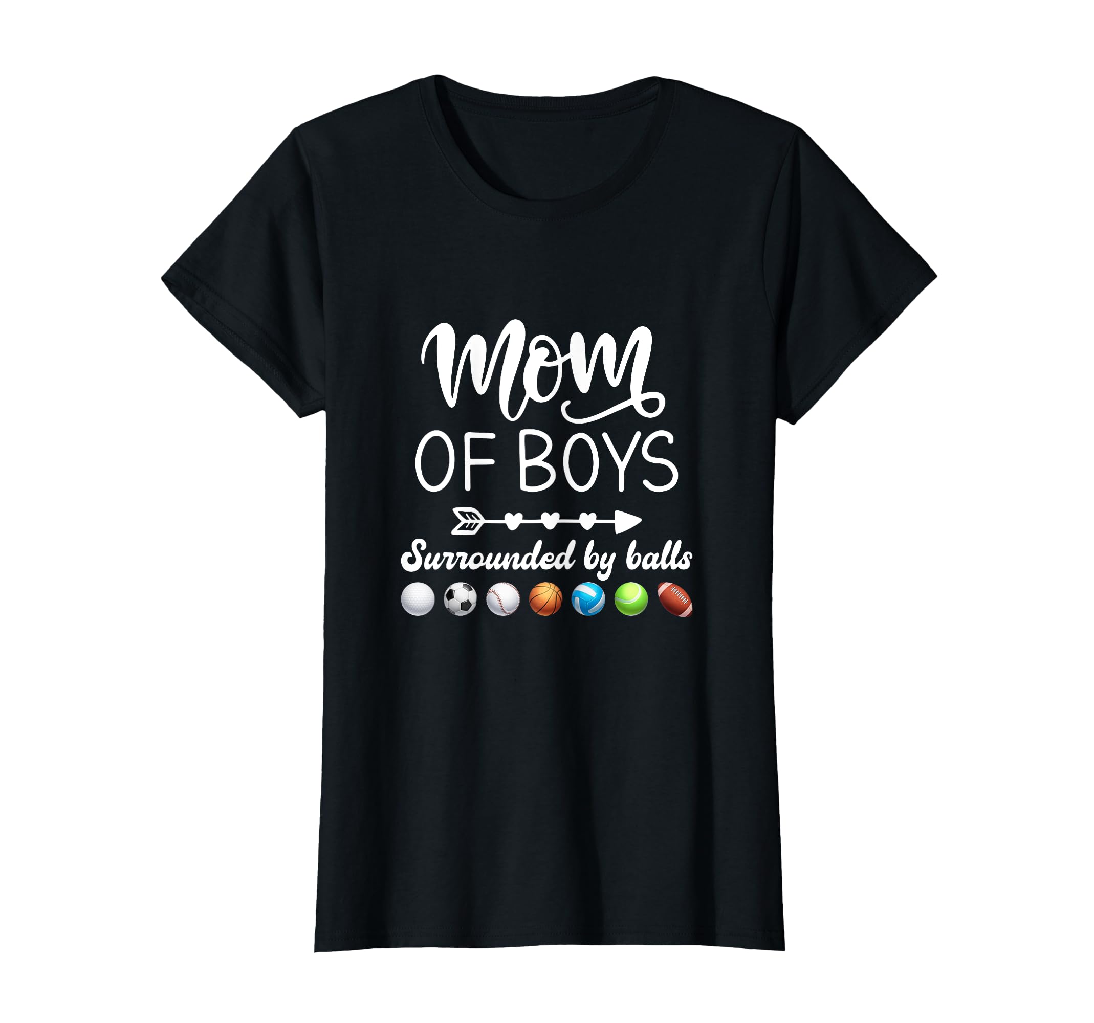 Mom Surrounded Balls Soccer Basketball T-Shirt - Streetwear Style Unisex - T-Shirt, Sweatshirt, Hoodie