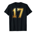 17 Number Seventeen Team Sports T-Shirt - Casual Everyday Wear Unisex - T-Shirt, Sweatshirt, Hoodie