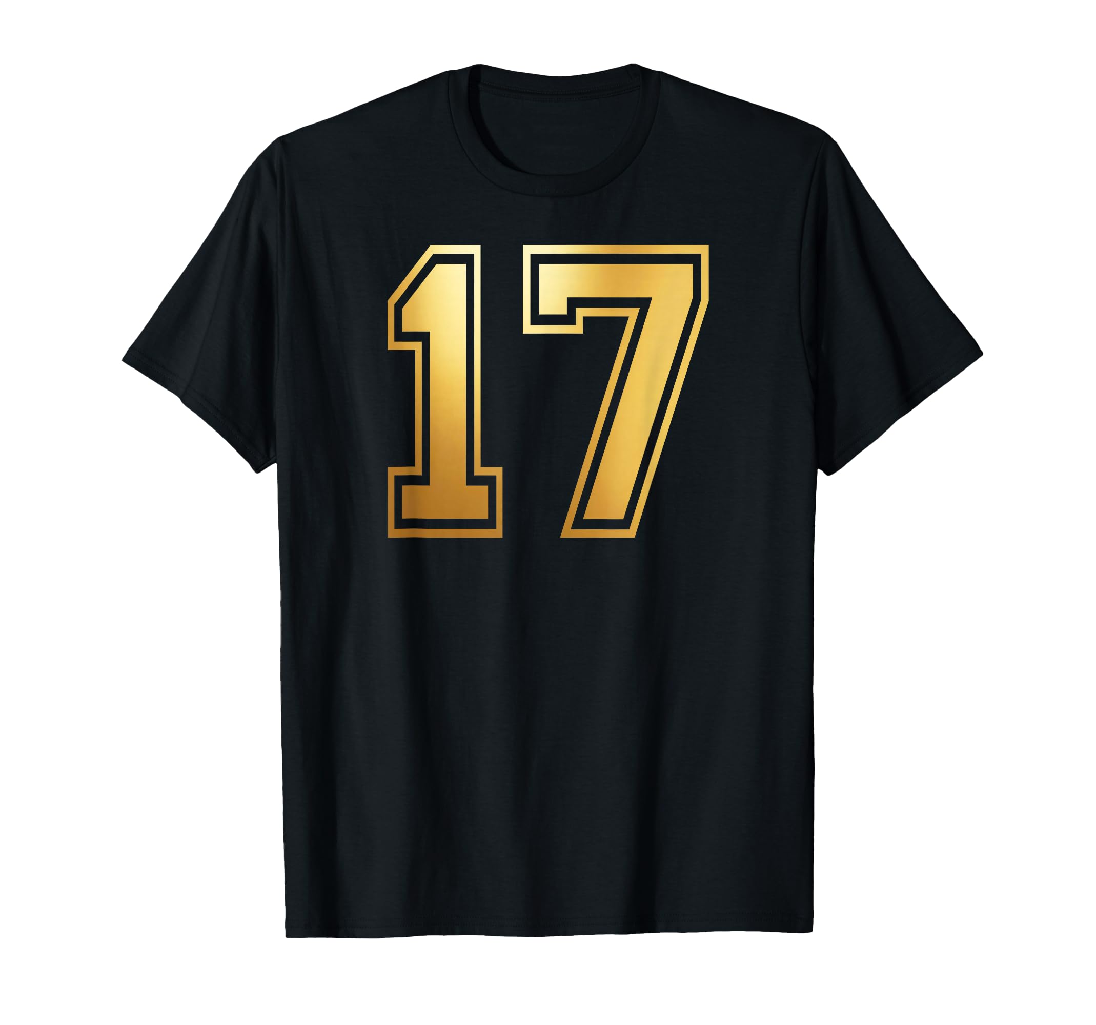 17 Number Seventeen Team Sports T-Shirt - Casual Everyday Wear Unisex - T-Shirt, Sweatshirt, Hoodie