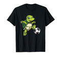 Turtle Wildlife Tortoise Soccer T-Shirt - Casual Everyday Wear Unisex - T-Shirt, Sweatshirt, Hoodie