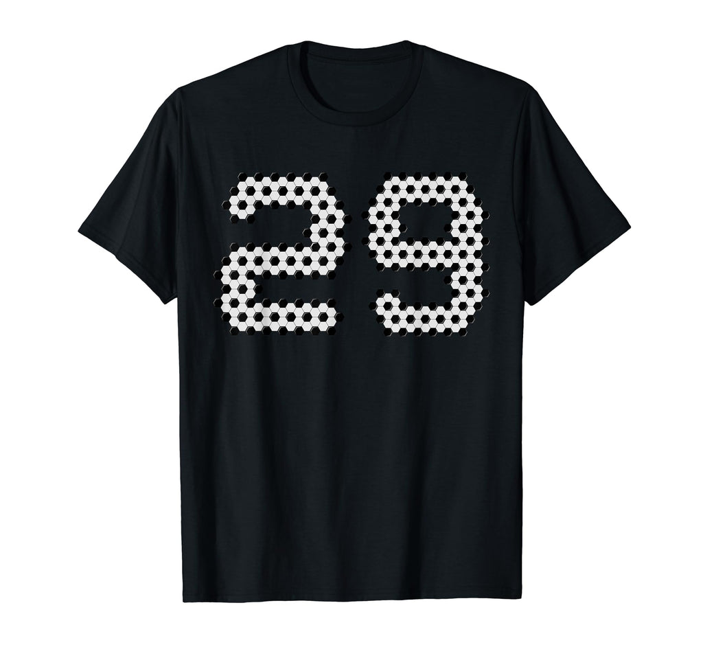 Fun 29Th Birthday Soccer Themed 29 T-Shirt - Custom Art Print Men Women - T-Shirt, Sweatshirt, Hoodie