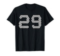 Fun 29Th Birthday Soccer Themed 29 T-Shirt - Custom Art Print Men Women - T-Shirt, Sweatshirt, Hoodie