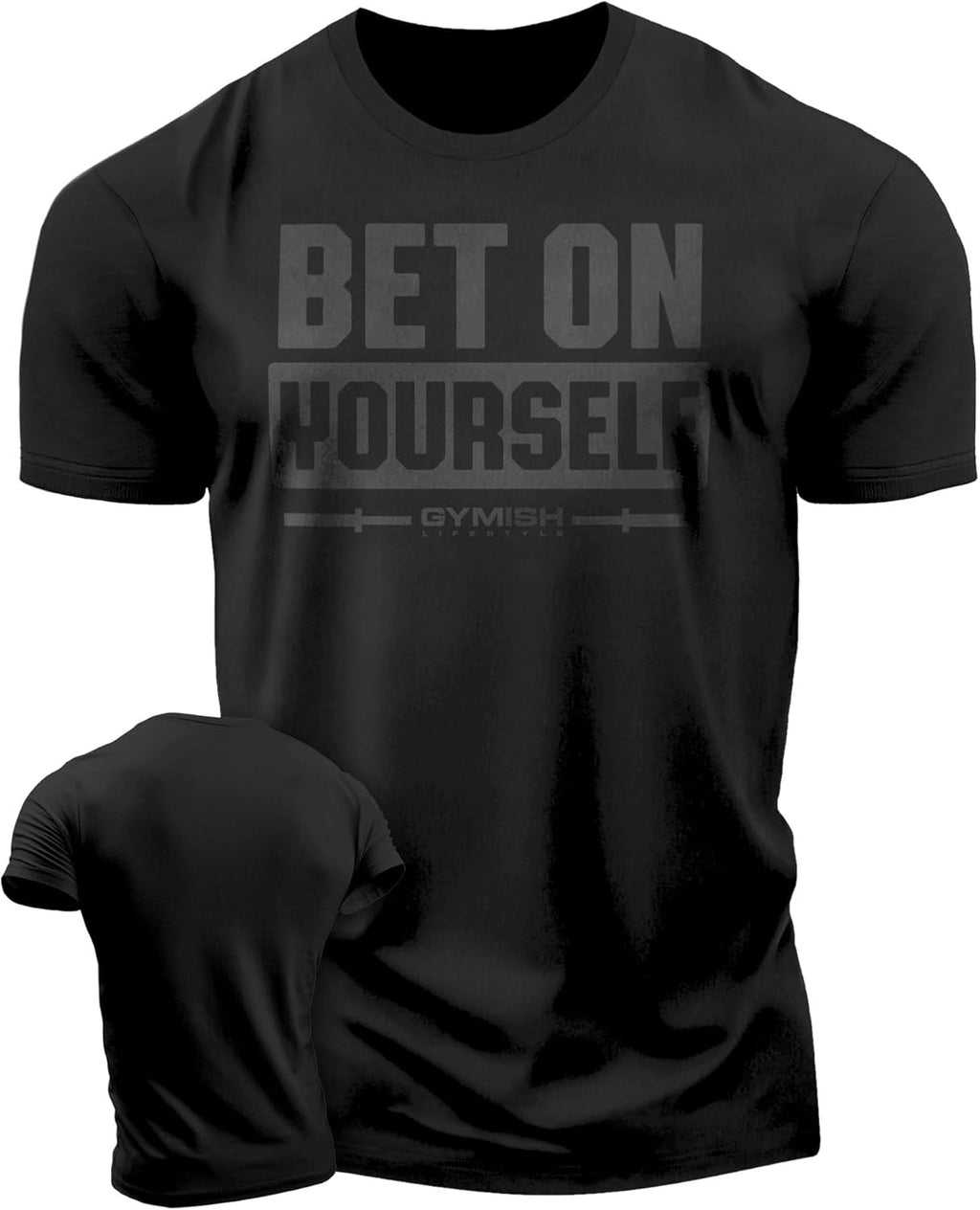 Bet On Yourself Workout for Men, Motivational Gym - Adult & Kids T-Shirts, Sweatshirts & Hoodies apparel design preview 1