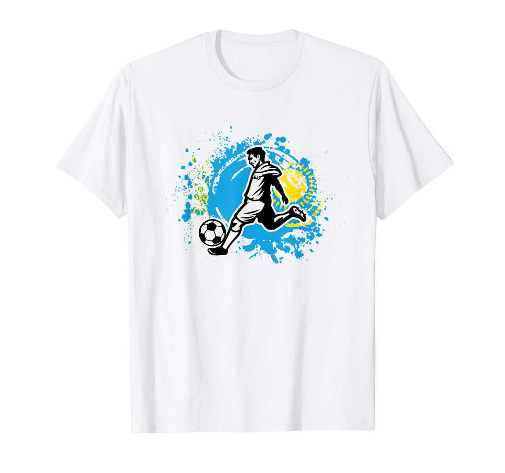 Kazakhstan Football Kazak Kazakh Soccer T-Shirt - Novelty Apparel Men Women - T-Shirt, Sweatshirt, Hoodie
