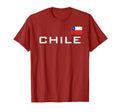 Chile Flag Sports Soccer Football T-Shirt - Minimalist Print Unisex - T-Shirt, Sweatshirt, Hoodie