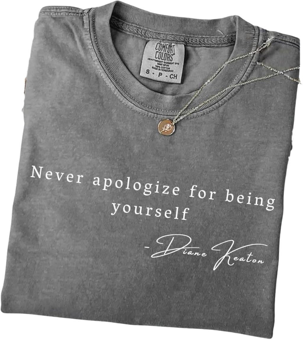 Diane Keaton Inspired Vintage Fedora Quote Classic - Adult & Kids T-Shirts, Sweatshirts & Hoodies apparel design preview 1