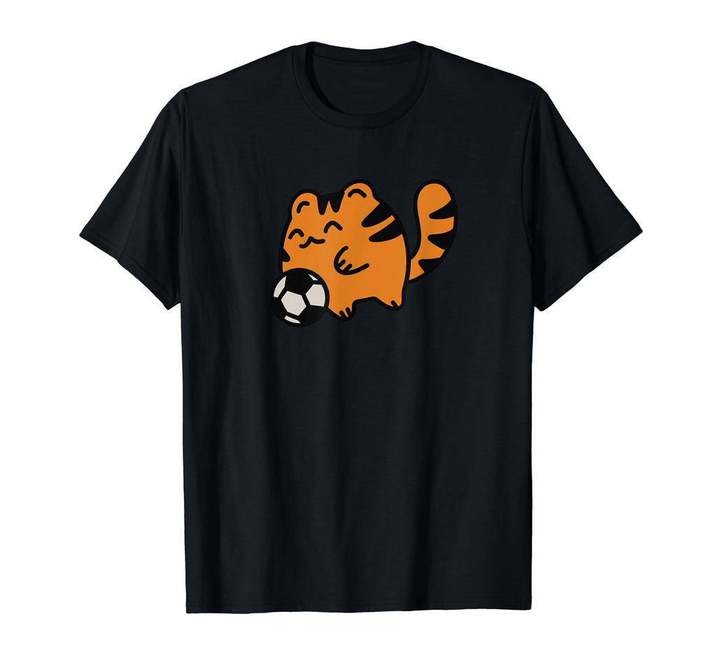 Tiger Hobby Ball Sports Soccer Player T-Shirt - Minimalist Print Men Women - T-Shirt, Sweatshirt, Hoodie