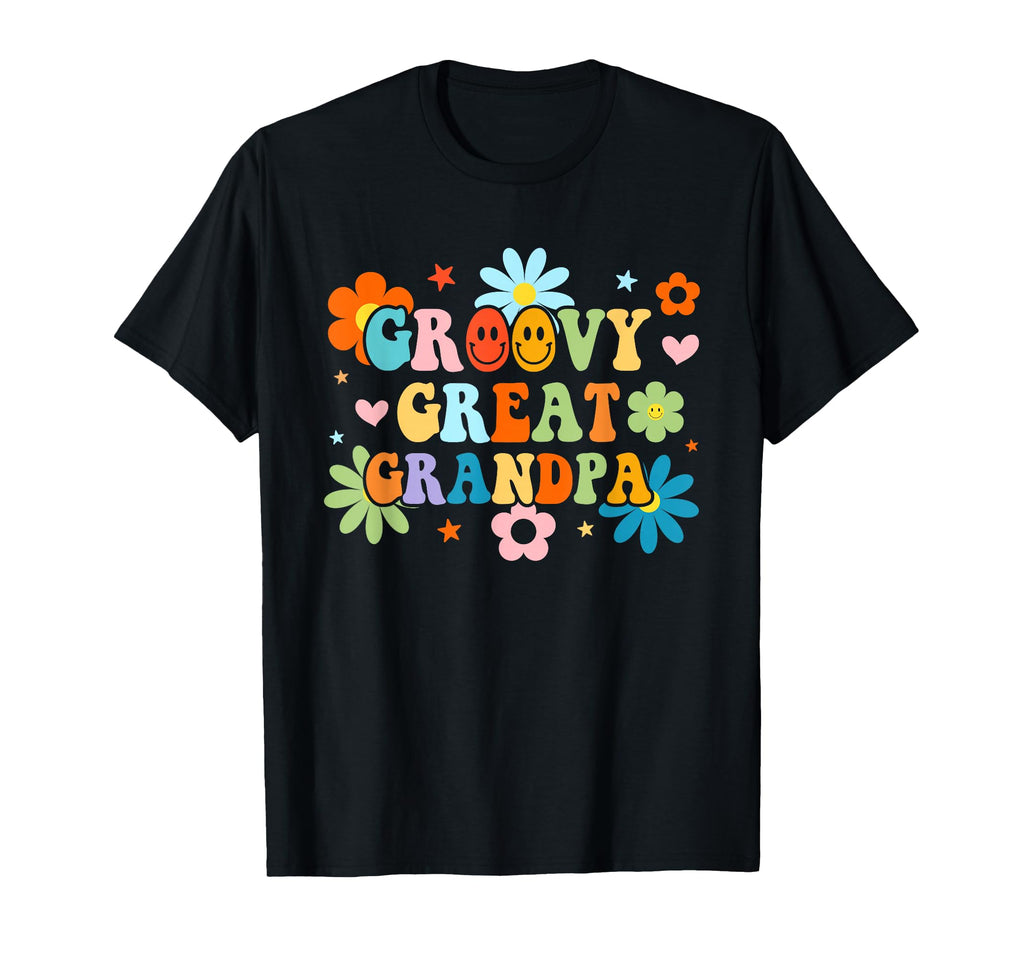 Groovy Great Grandpa T-Shirt - Unique Graphic Unisex - T-Shirt, Sweatshirt, Hoodie