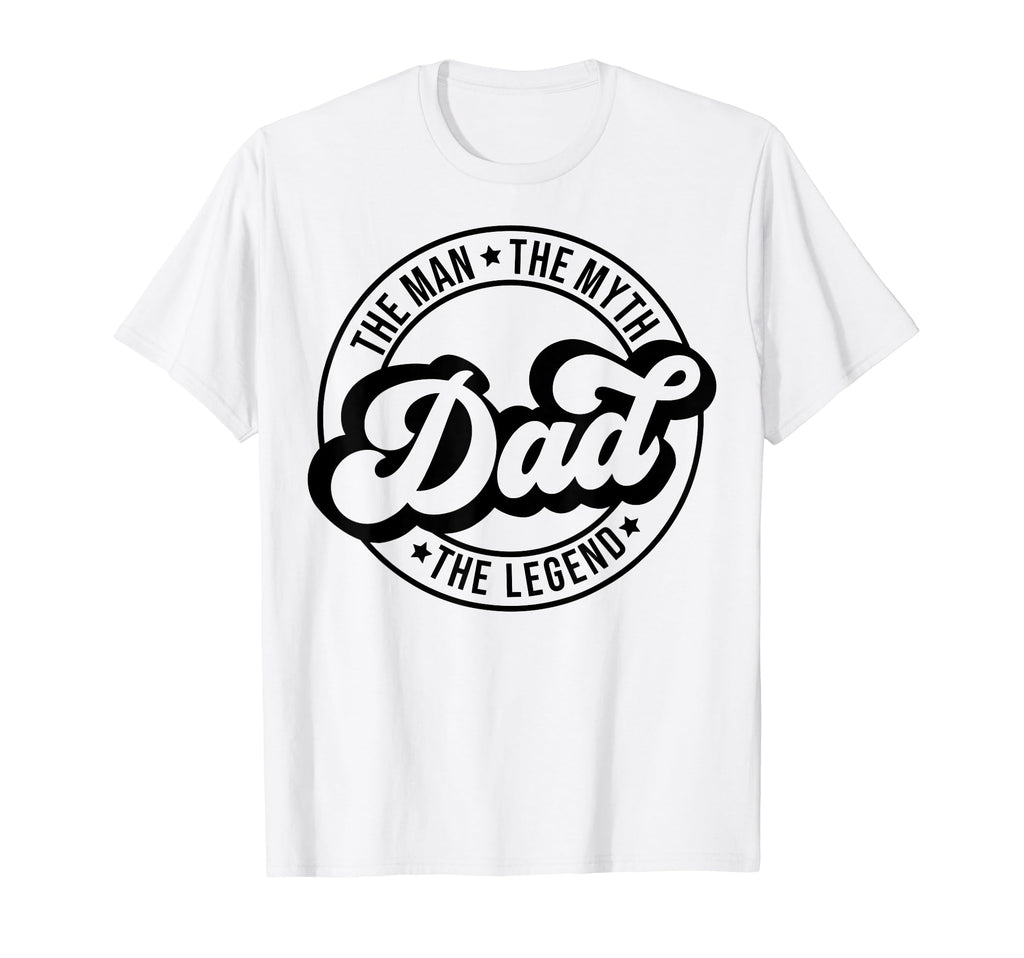 Dad Myth Legend Dad Fathers Day T-Shirt - Casual Everyday Wear for Adults - T-Shirt, Sweatshirt, Hoodie