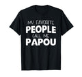 Papou Grandpa Fathers Day Sweatshirt - Minimalist Print for Adults - T-Shirt, Sweatshirt, Hoodie