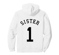 Sister Team Uniform 1 Baseball Hoodie - Casual Everyday Wear for Adults - T-Shirt, Sweatshirt, Hoodie