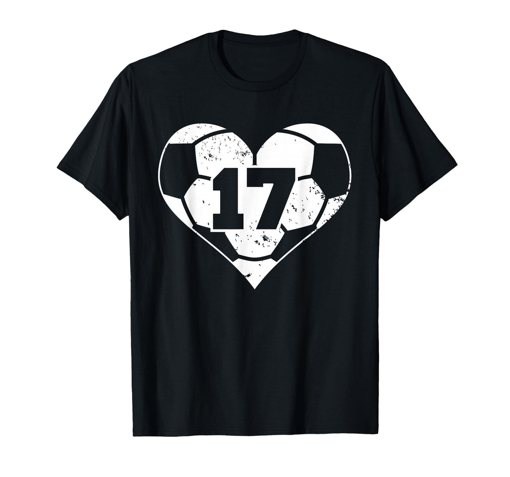 Soccer Number 17 Jersey Funny T-Shirt - Aesthetic Graphic for Adults - T-Shirt, Sweatshirt, Hoodie