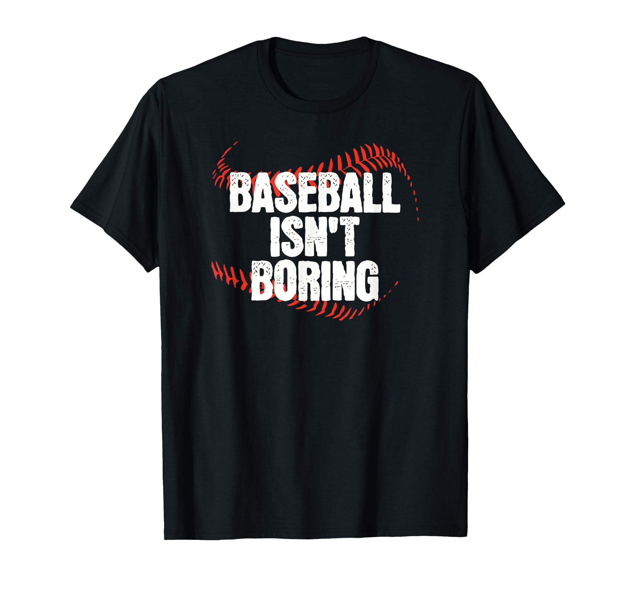 Baseball Seams Isnt Boring Hoodie - Casual Everyday Wear Unisex - T-Shirt, Sweatshirt, Hoodie