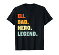 Eli Dad Hero Legend Personalized T-Shirt - Custom Art Print for Adults - T-Shirt, Sweatshirt, Hoodie