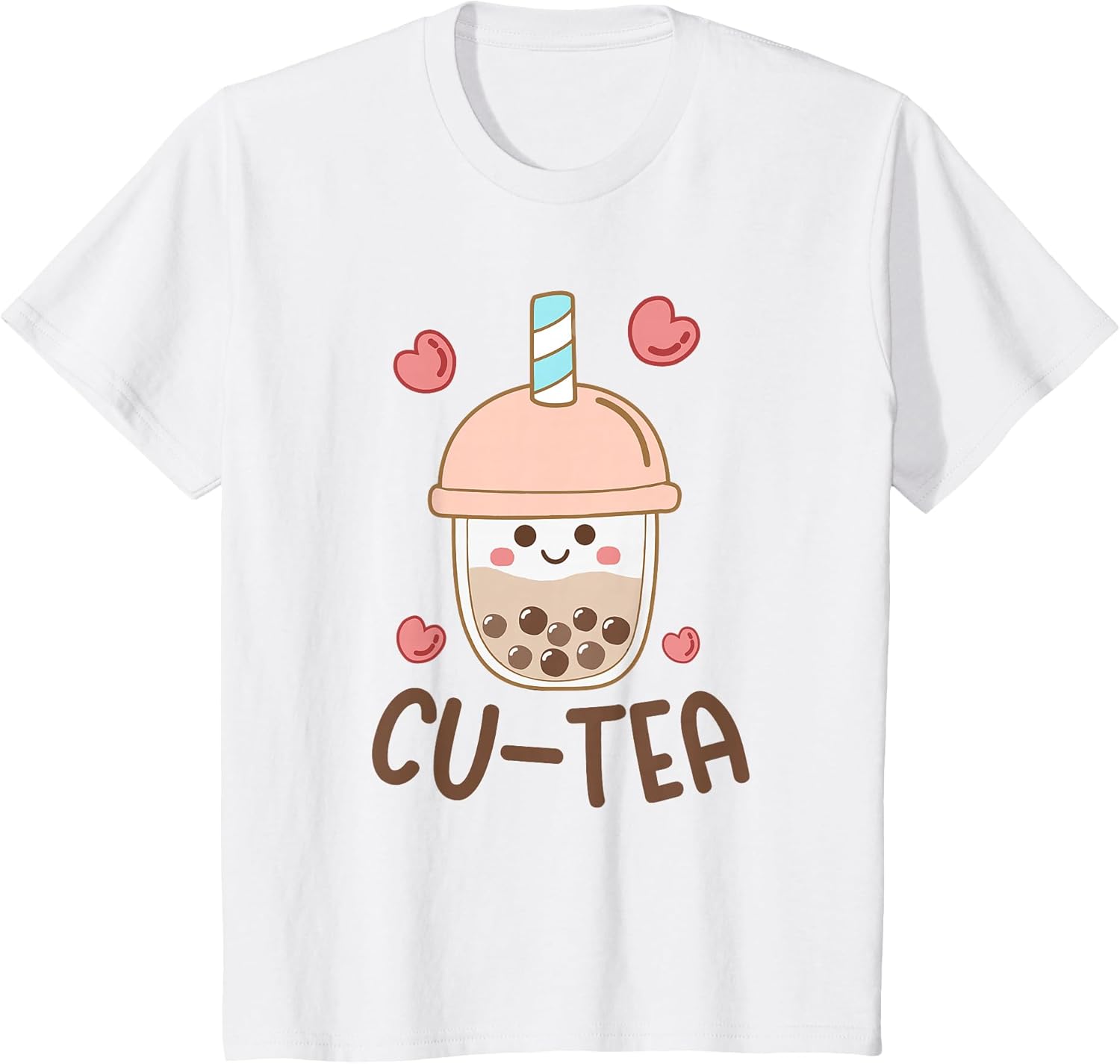 Cute Kawaii Boba Bubble Tea Cu-Tea Toddler Boys Girls - Adult & Kids T-Shirts, Sweatshirts & Hoodies apparel design preview 1