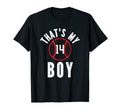 Thats My Jersey Number 14 Baseball T-Shirt - Aesthetic Graphic for Adults - T-Shirt, Sweatshirt, Hoodie