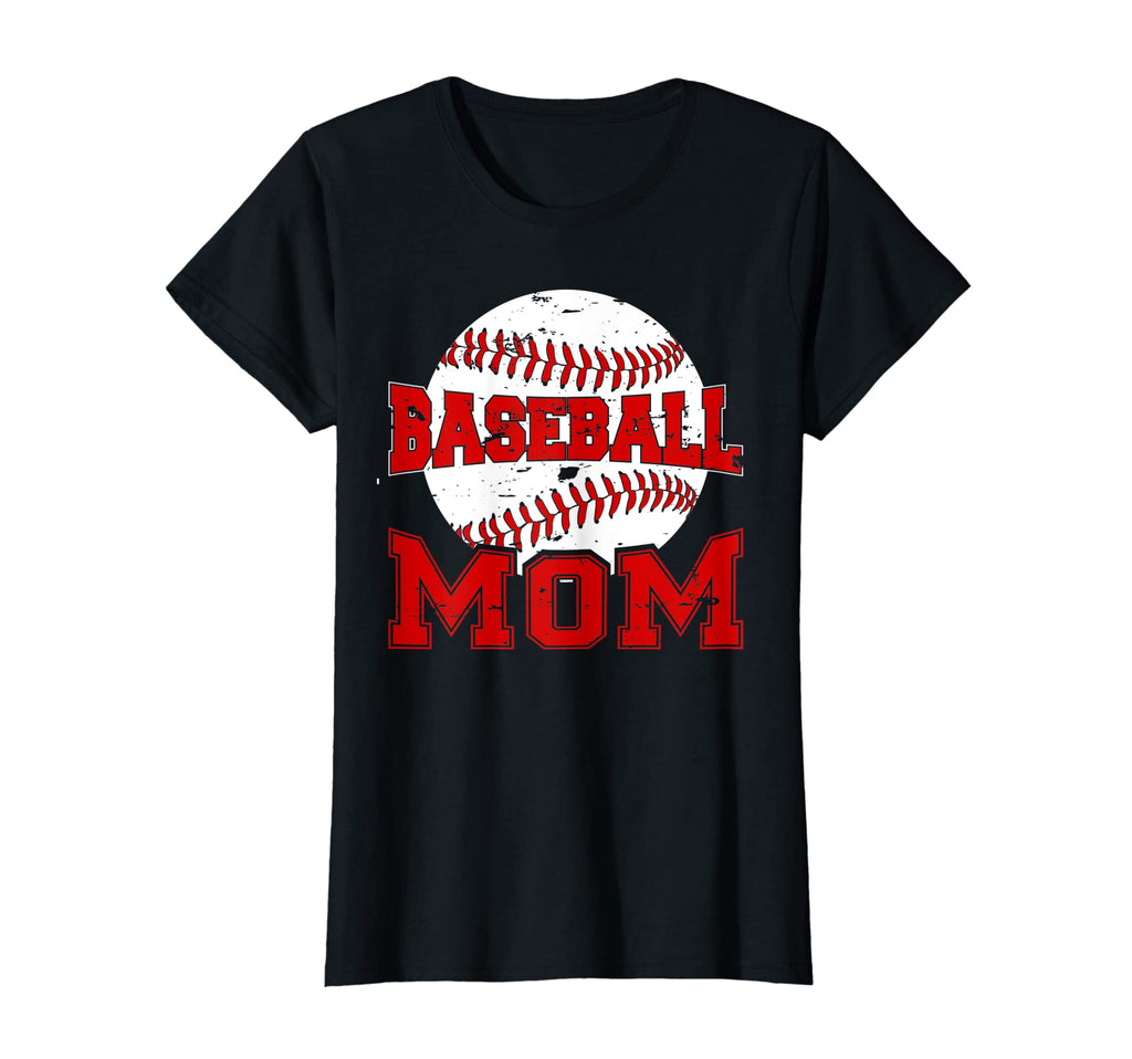 Womens Ball Mom Funny Baseball Mothers T-Shirt - Fun Novelty Design Unisex - T-Shirt, Sweatshirt, Hoodie