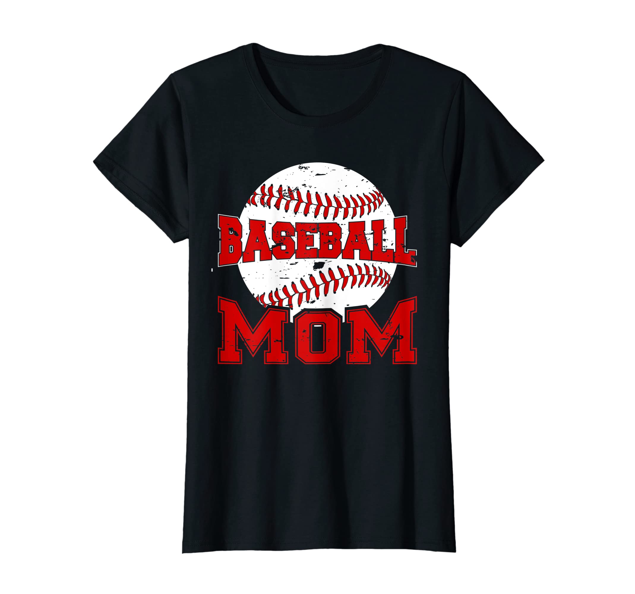 Womens Ball Mom Funny Baseball Mothers T-Shirt - Fun Novelty Design Unisex - T-Shirt, Sweatshirt, Hoodie