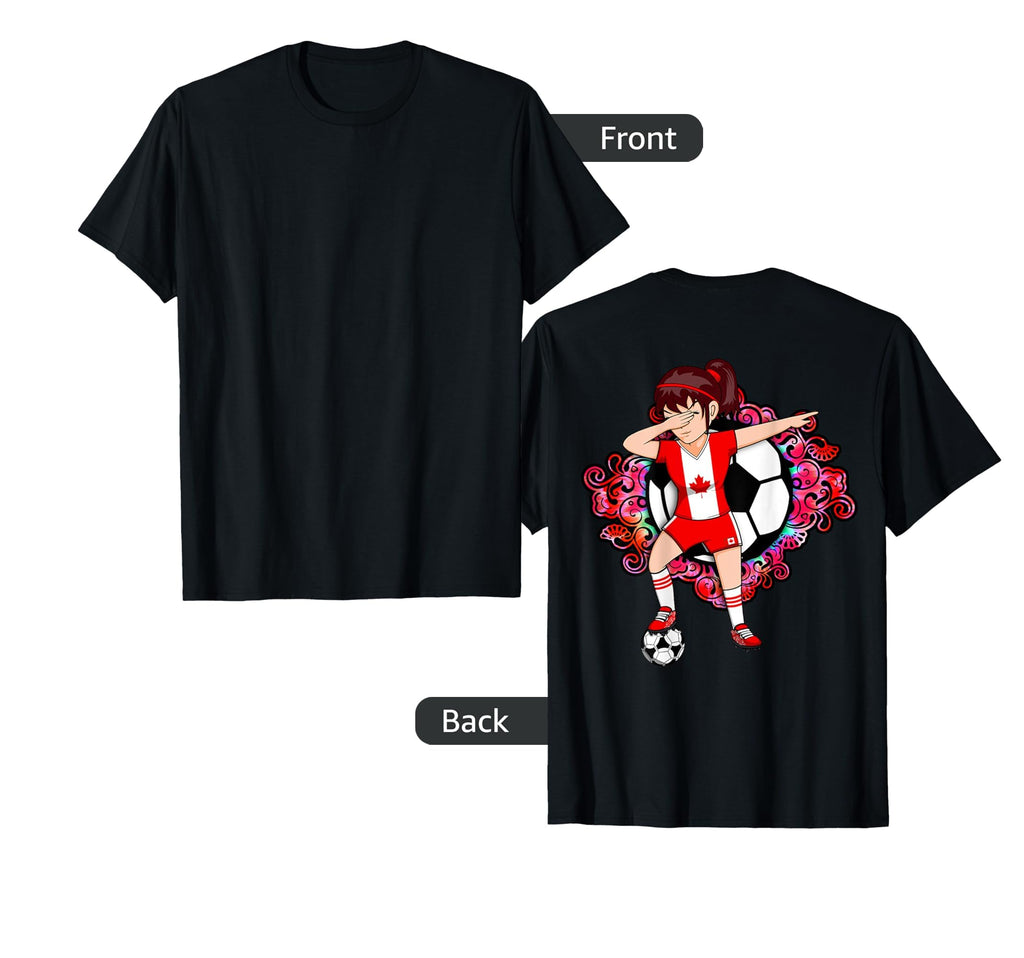 Dabbing Soccer Canada Fan Jersey T-Shirt - Fun Novelty Design Men Women - T-Shirt, Sweatshirt, Hoodie