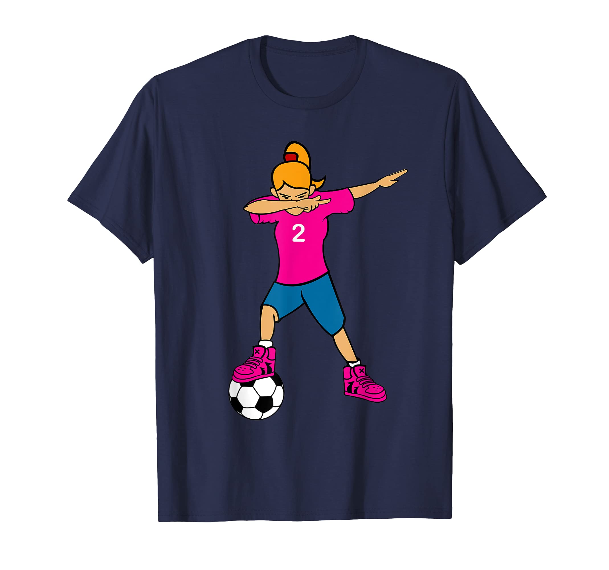 Dabbing Soccer Football Player T-Shirt - Custom Art Print Men Women - T-Shirt, Sweatshirt, Hoodie