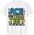 Ace The Test Pixel Gamer Style Level Up Day - Adult & Kids T-Shirts, Sweatshirts & Hoodies apparel design preview 1