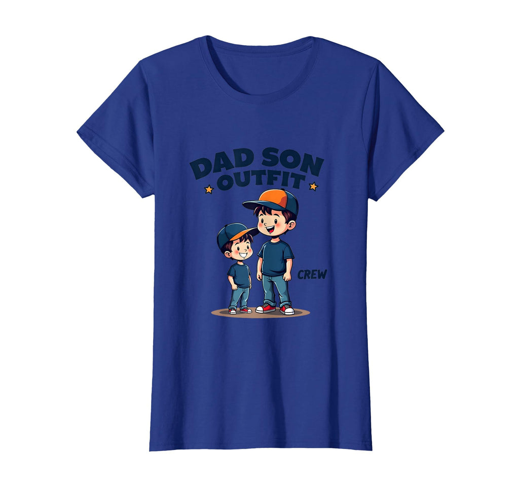 Dad Son Outfit Crew Matching T-Shirt - Aesthetic Graphic Men Women - T-Shirt, Sweatshirt, Hoodie