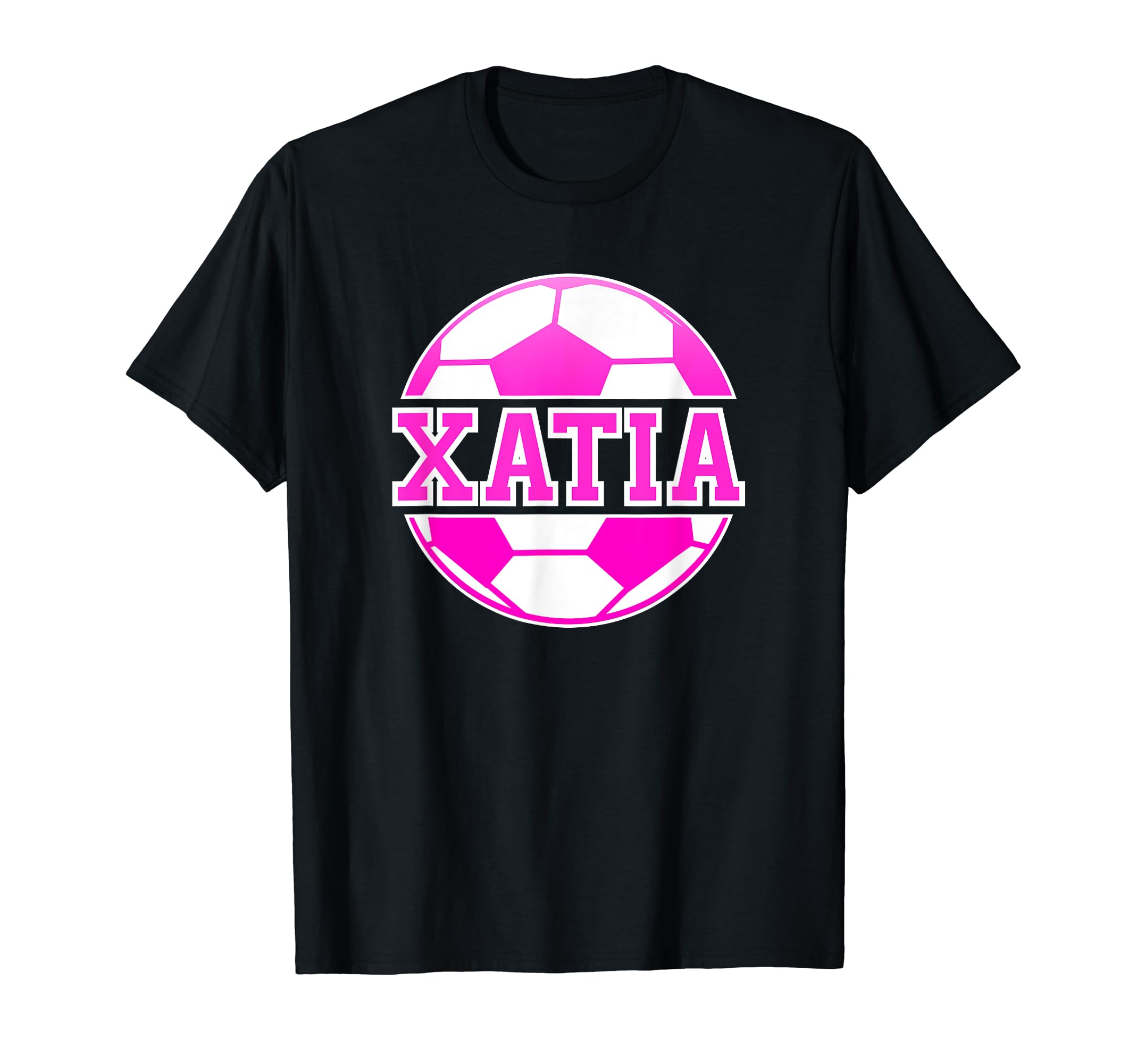 Xatia Name Soccer Play Football Sports T-Shirt - Graphic Print Men Women - T-Shirt, Sweatshirt, Hoodie