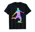 Soccer Player Colorful Paint T-Shirt - Custom Art Print for Adults - T-Shirt, Sweatshirt, Hoodie