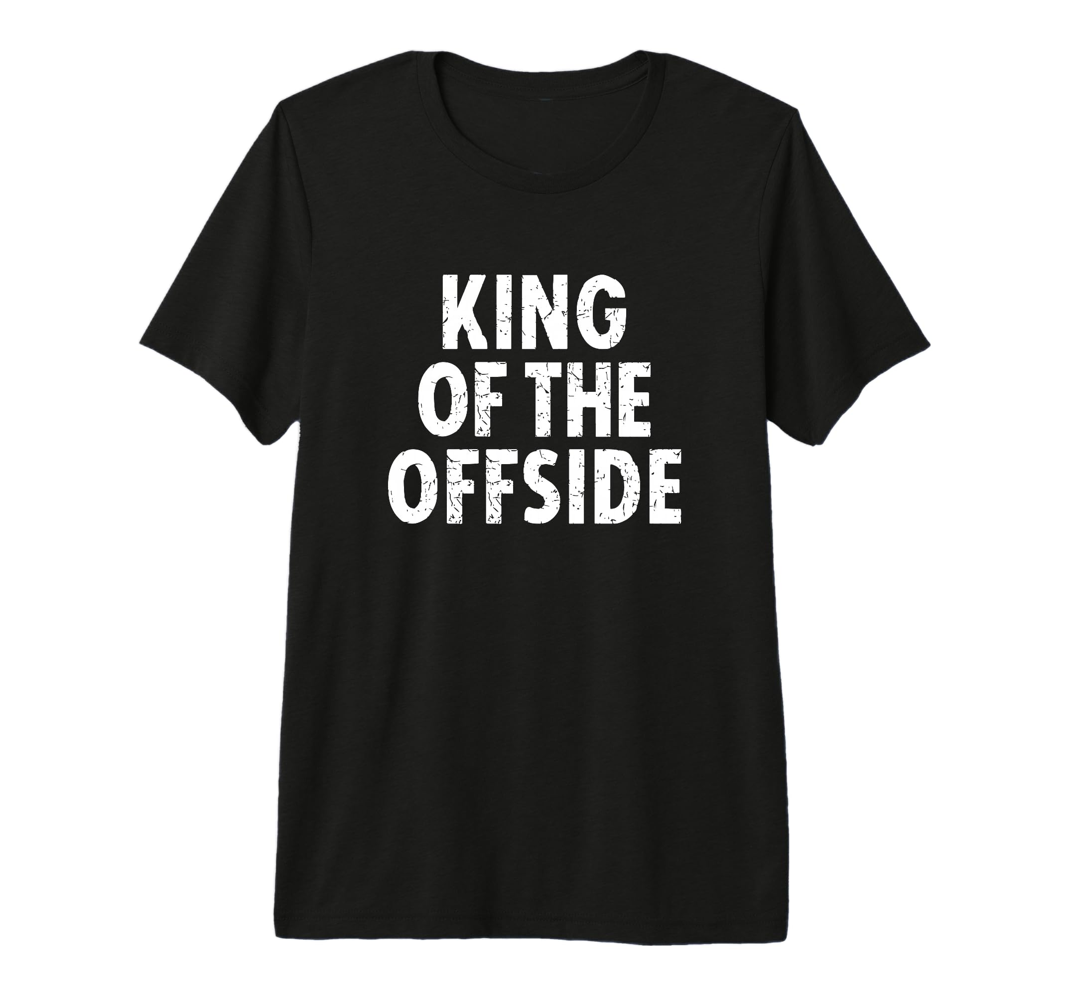 Mens Soccer Dad King Offside Funny T-Shirt - Minimalist Print Men Women - T-Shirt, Sweatshirt, Hoodie