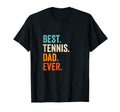 Mens Best Tennis Dad Ever Tennis T-Shirt - Minimalist Print for Adults - T-Shirt, Sweatshirt, Hoodie