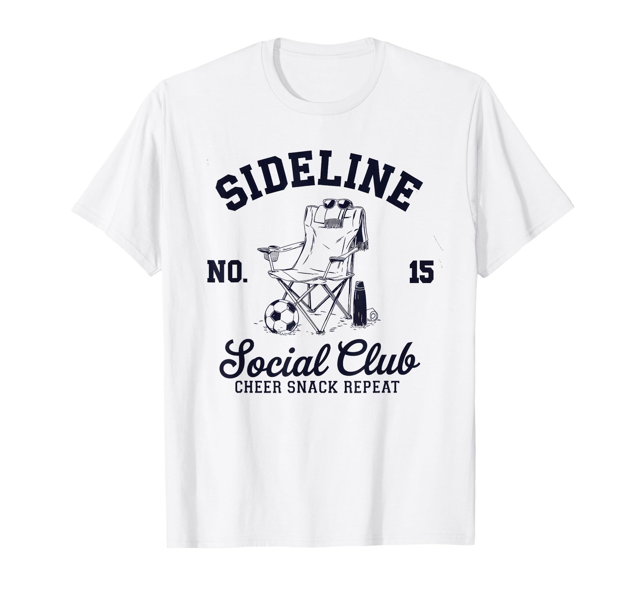 Sideline Social Club Soccer Mom T-Shirt - Fun Novelty Design for Adults - T-Shirt, Sweatshirt, Hoodie