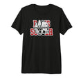Rams Soccer Mom Game Day Mascot Red T-Shirt - Novelty Apparel for Adults - T-Shirt, Sweatshirt, Hoodie
