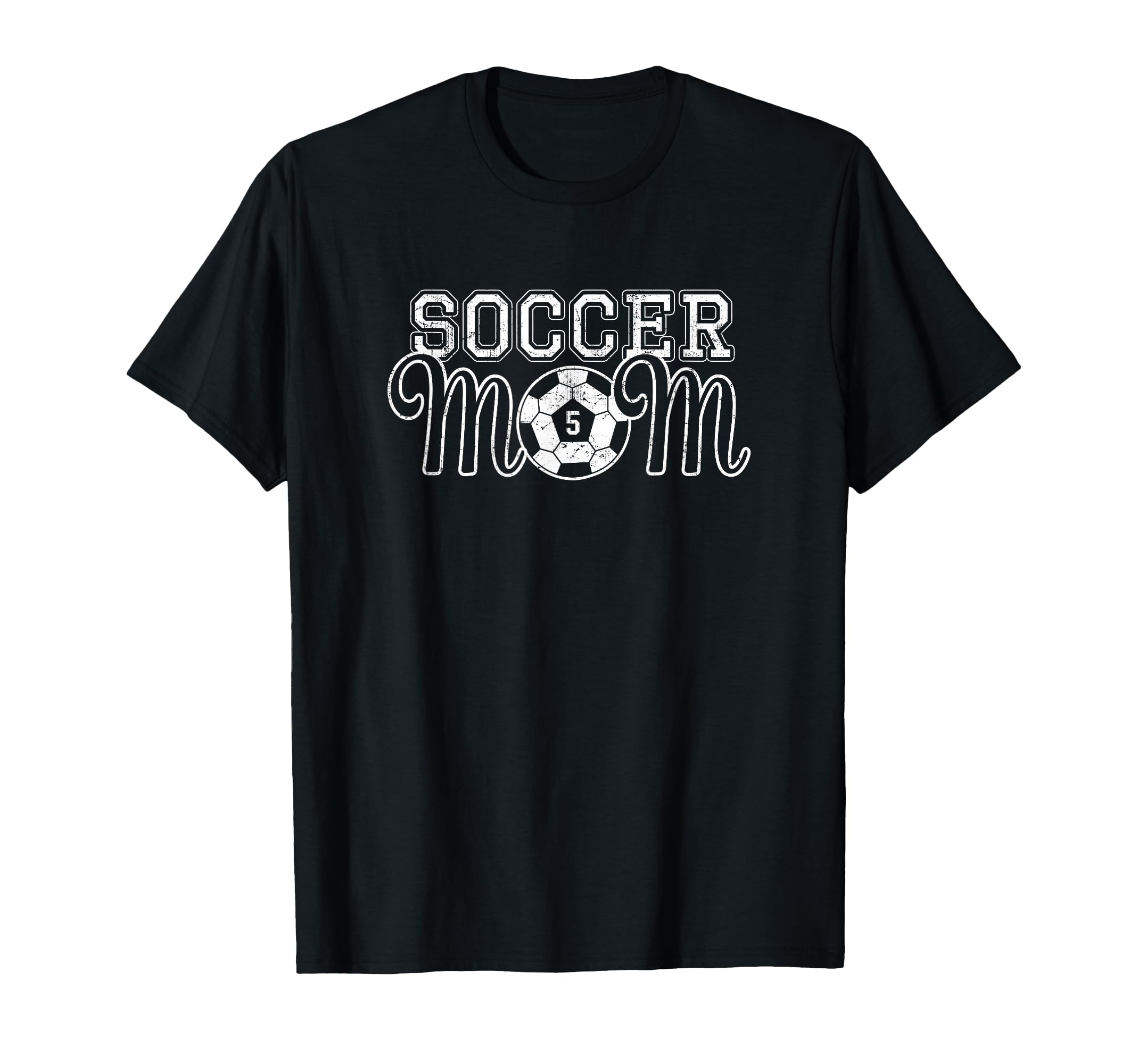 Number 5 Soccer Mom Mothers Day 5 T-Shirt - Aesthetic Graphic for Adults - T-Shirt, Sweatshirt, Hoodie