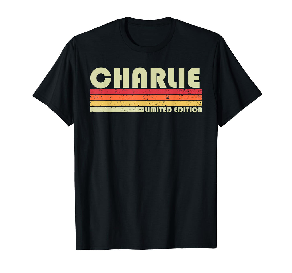 Charlie Gift Name Personalized Funny T-Shirt - Novelty Apparel for Adults - T-Shirt, Sweatshirt, Hoodie