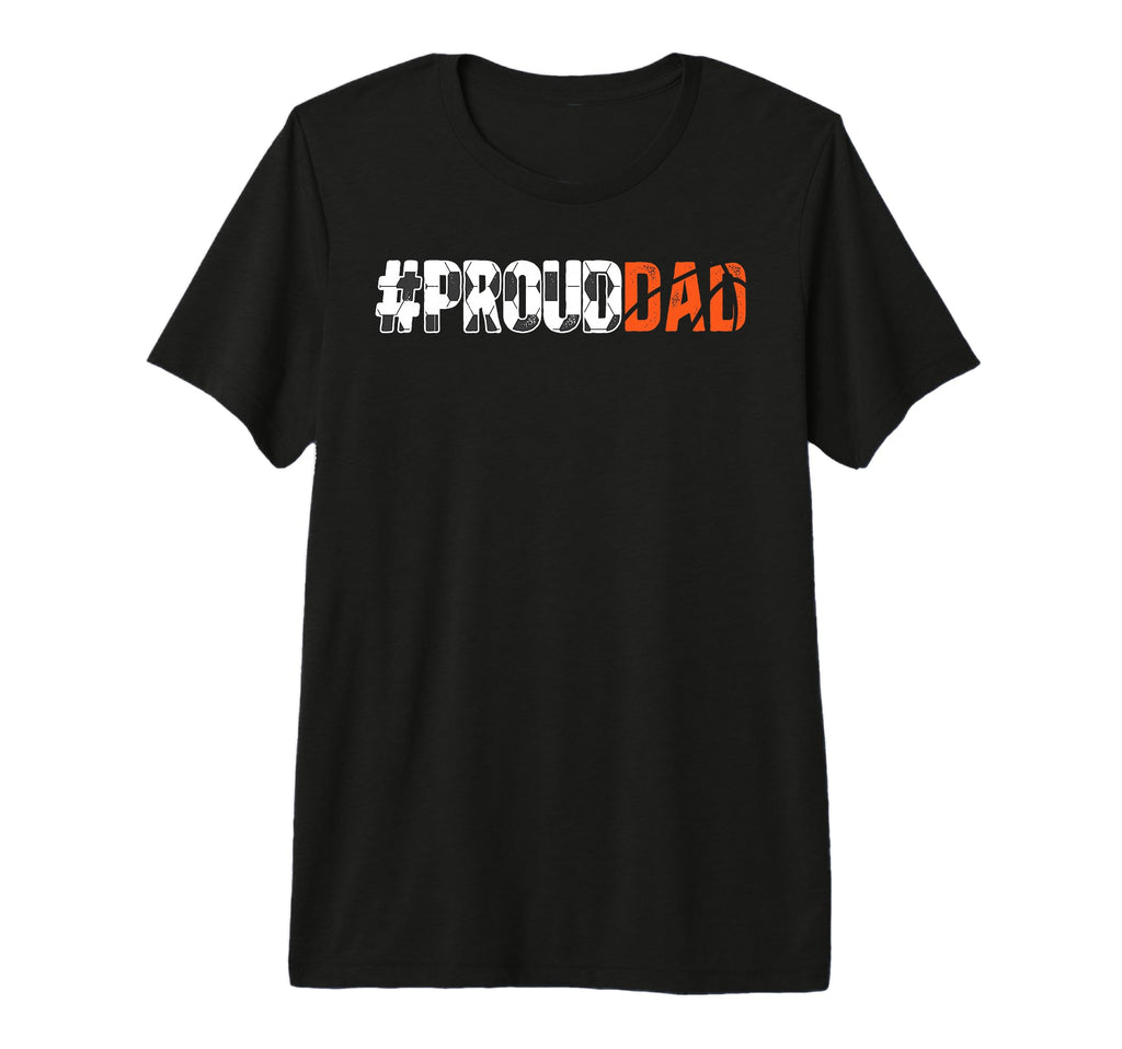 Mens Proud Dad Soccer Basketball Dad T-Shirt - Trendy Graphic Unisex - T-Shirt, Sweatshirt, Hoodie
