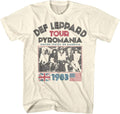 Def Leppard Rock Band 1983 USA Pyromania Tour, Crew - Adult & Kids T-Shirts, Sweatshirts & Hoodies apparel design preview 1