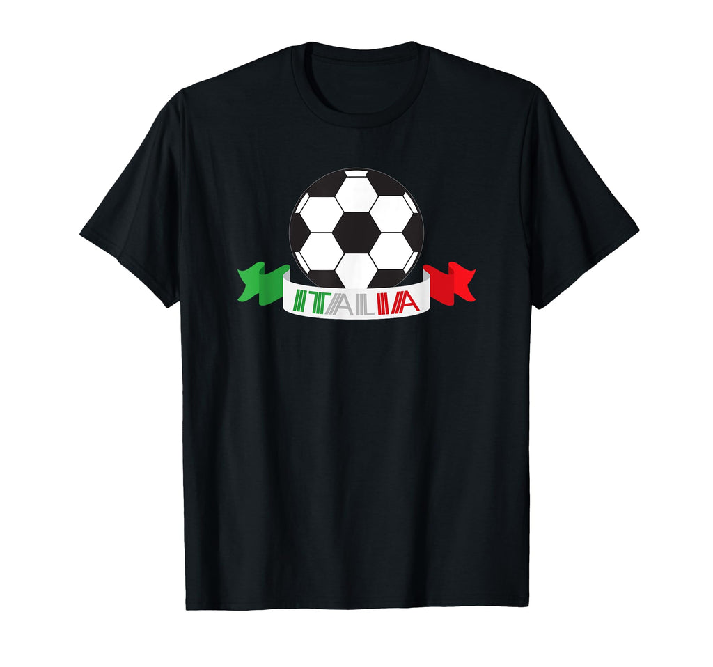 Italy Football Italian Flag Soccer T-Shirt - Casual Everyday Wear Unisex - T-Shirt, Sweatshirt, Hoodie
