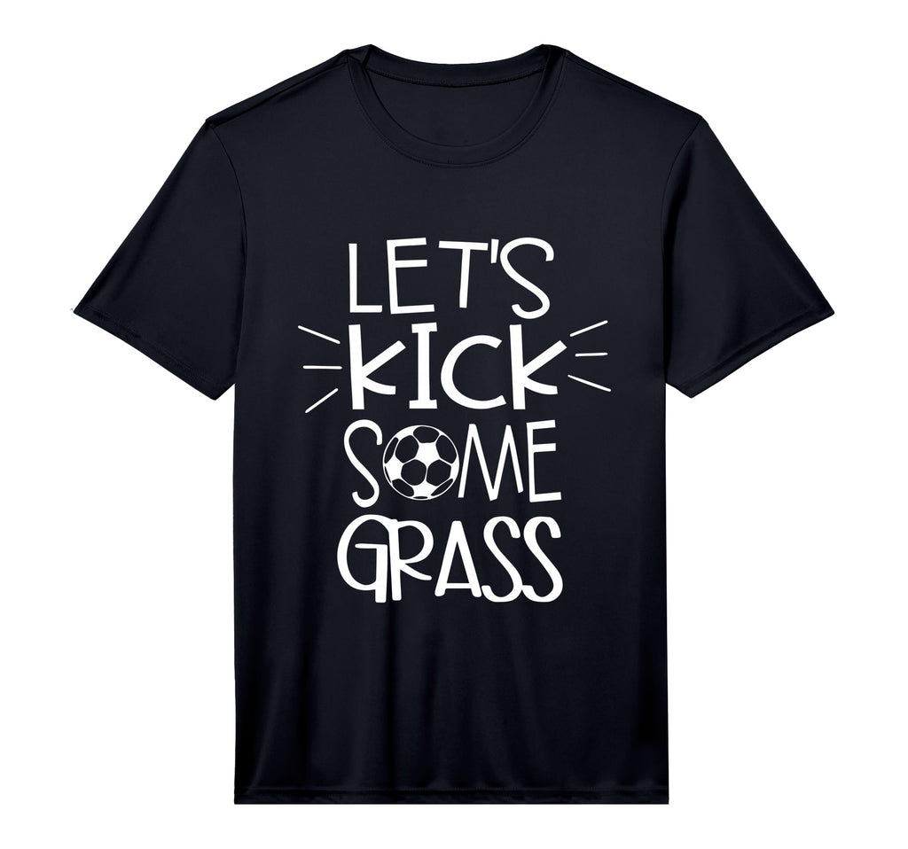 Mens Lets Kick Some Grass Soccer Funny Mom T-Shirt - Trendy Graphic Unisex - T-Shirt, Sweatshirt, Hoodie