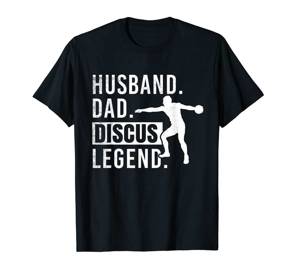 Discus Throw Husband Dad And Legend T-Shirt - Graphic Print for Adults - T-Shirt, Sweatshirt, Hoodie