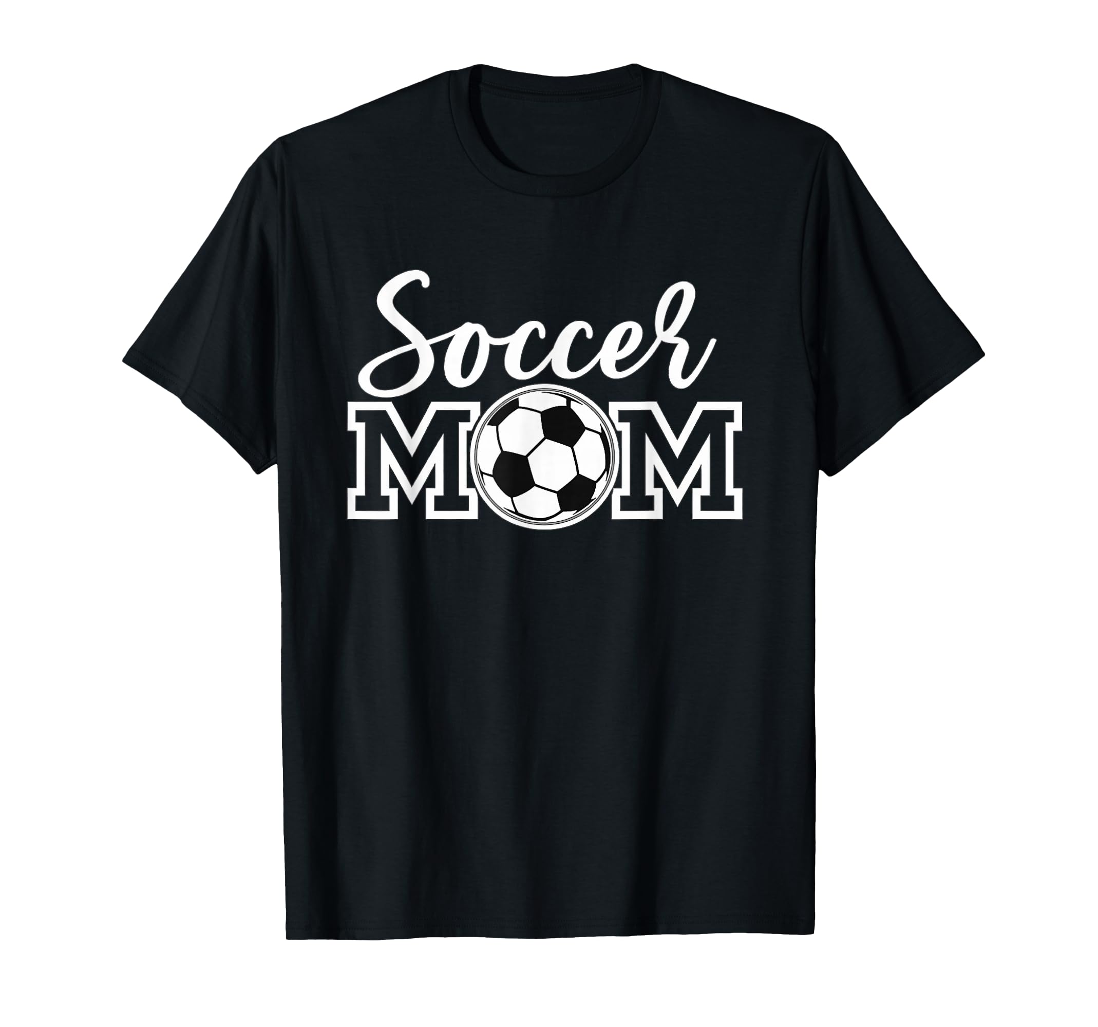Soccer Mom White Sports Mom Game Day T-Shirt - Novelty Apparel Unisex - T-Shirt, Sweatshirt, Hoodie