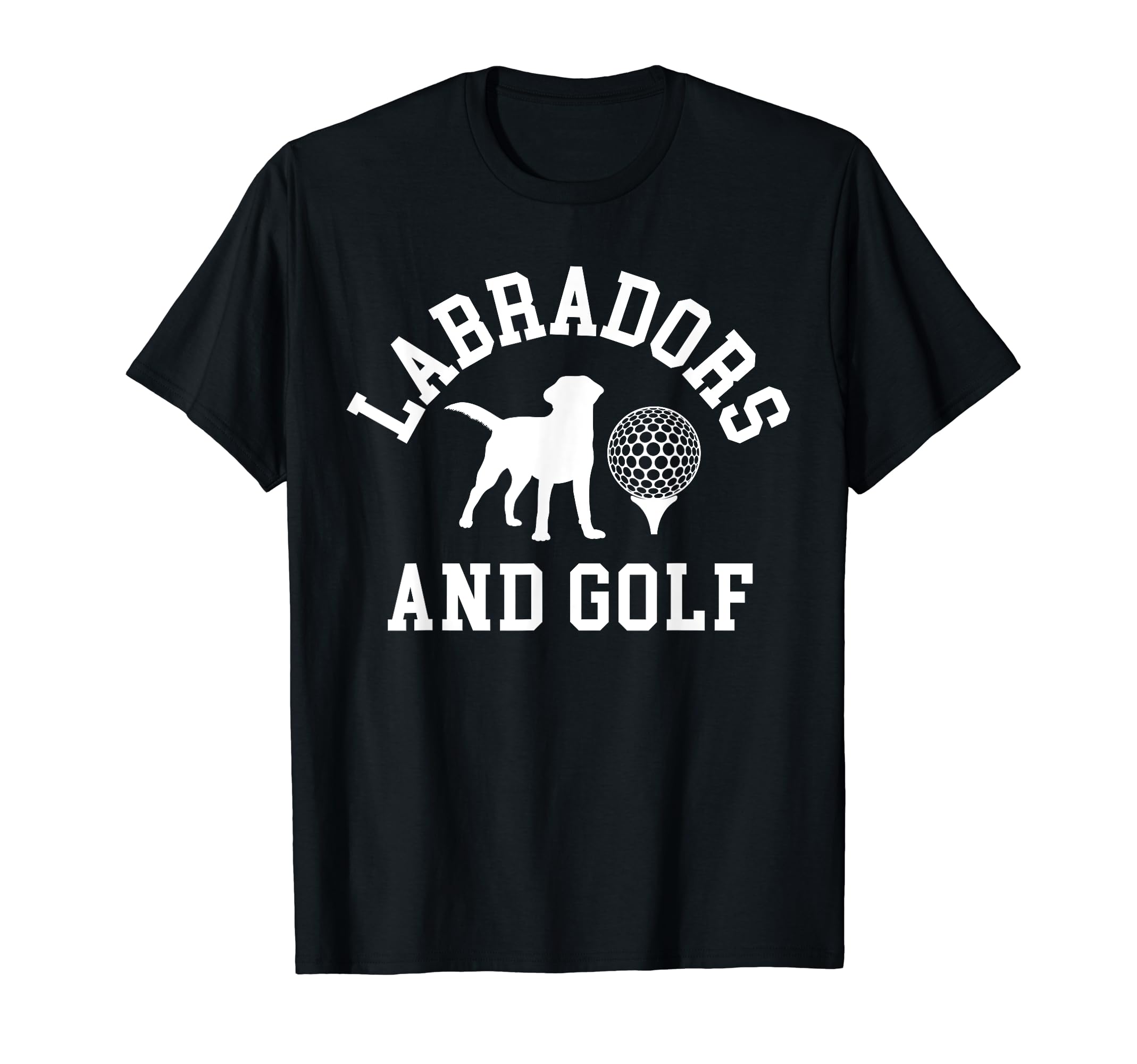 Black Yellow Chocolate Labs And Golf T-Shirt - Novelty Apparel for Adults - T-Shirt, Sweatshirt, Hoodie