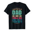 Two Titles Dad Single Dad Fathers T-Shirt - Aesthetic Graphic for Adults - T-Shirt, Sweatshirt, Hoodie