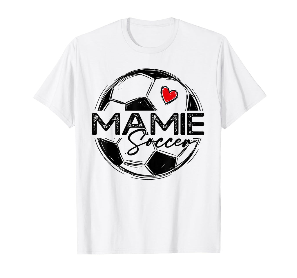 Soccer Mamie Soccer Player Family T-Shirt - Trendy Graphic for Adults - T-Shirt, Sweatshirt, Hoodie
