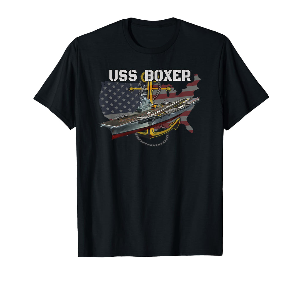 Aircraft Carrier Uss Boxer Cv 21 T-Shirt - Aesthetic Graphic for Adults - T-Shirt, Sweatshirt, Hoodie