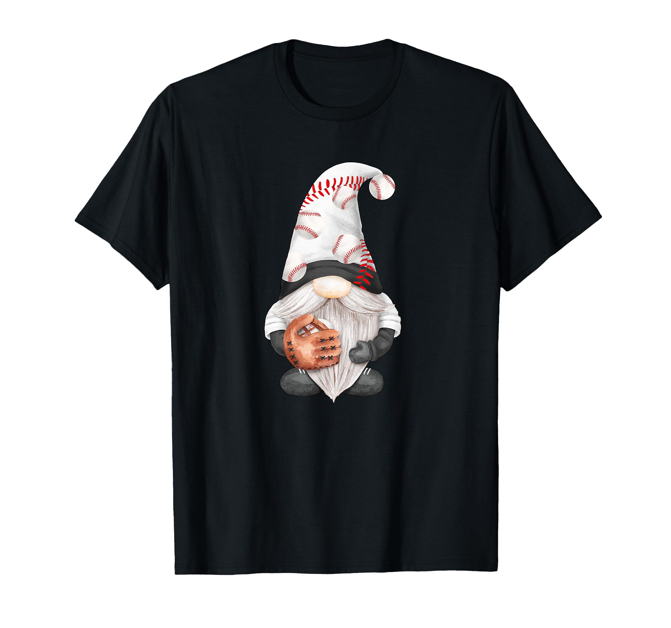 Funny Gnome Dad Pattern Baseball Lover T-Shirt - Graphic Print Unisex - T-Shirt, Sweatshirt, Hoodie